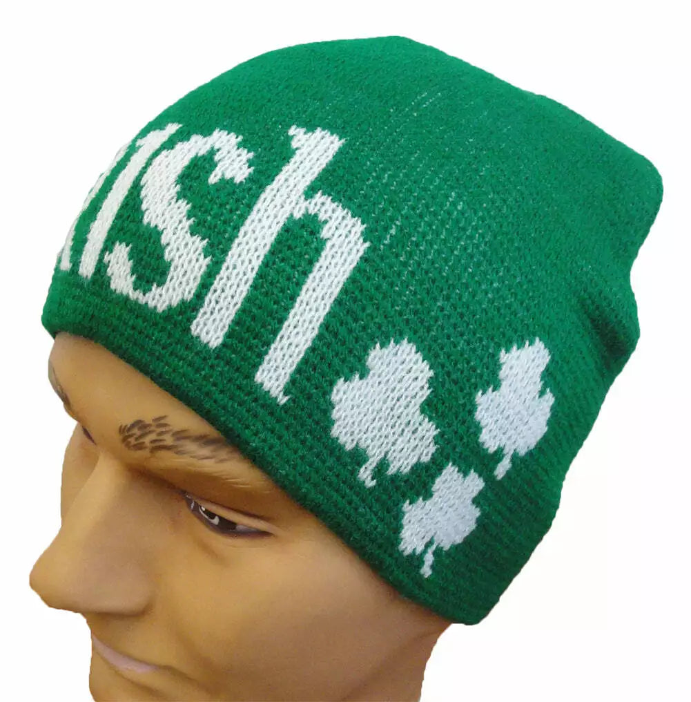 Hometecture™ Irish Shamrock Beanie