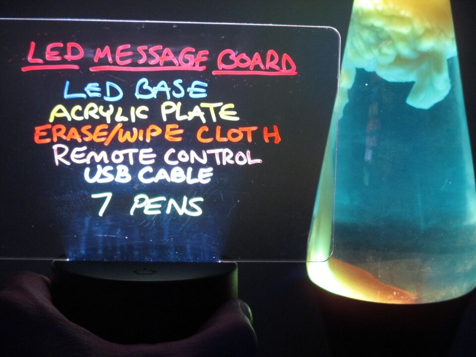 Hometecture™ Neon Writing Board