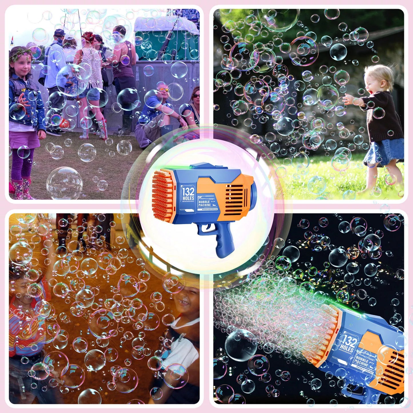 Hometecture™ Bazooka Bubble Machine Blower