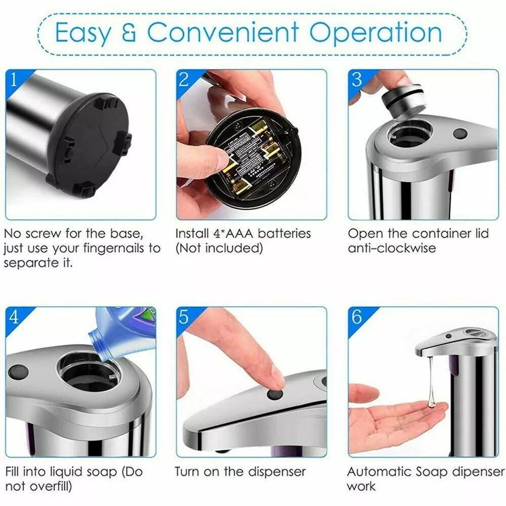 Hometecture™ Automatic Foam Soap Dispenser Stainless