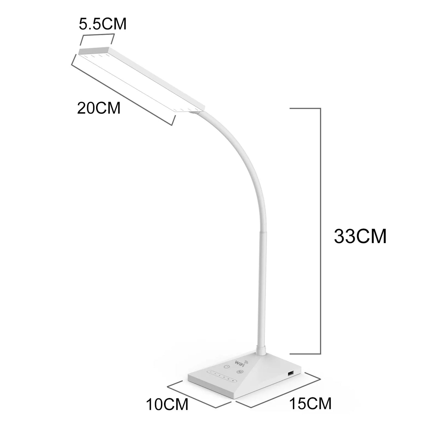 Hometecture™ LED USB Adjustable Desk Lamp