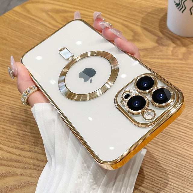 Hometecture™ HD Transparent Magnetic Phone Case