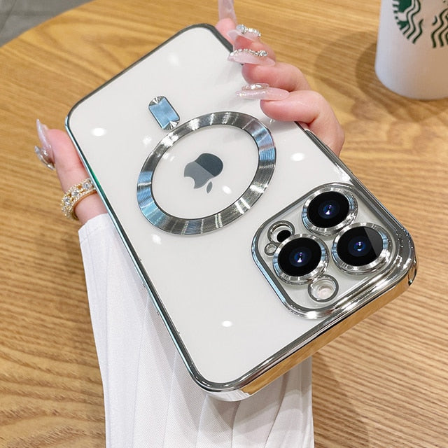 Hometecture™ HD Transparent Magnetic Phone Case