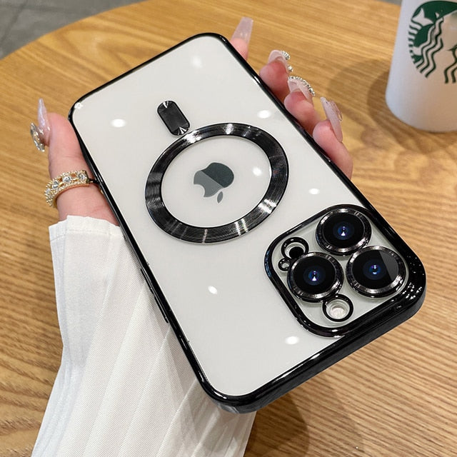 Hometecture™ HD Transparent Magnetic Phone Case