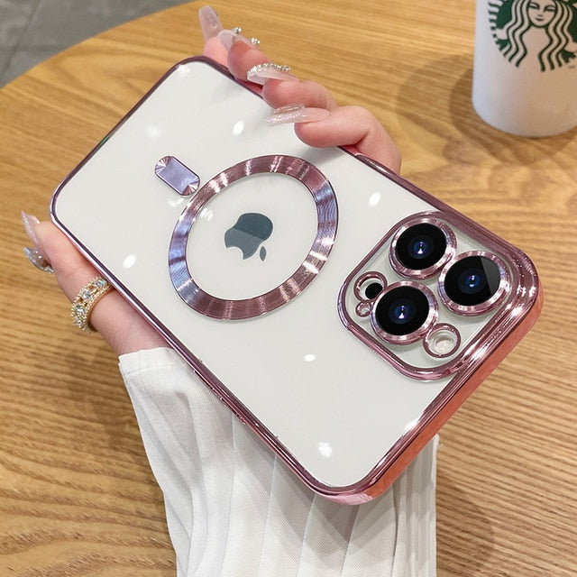 Hometecture™ HD Transparent Magnetic Phone Case