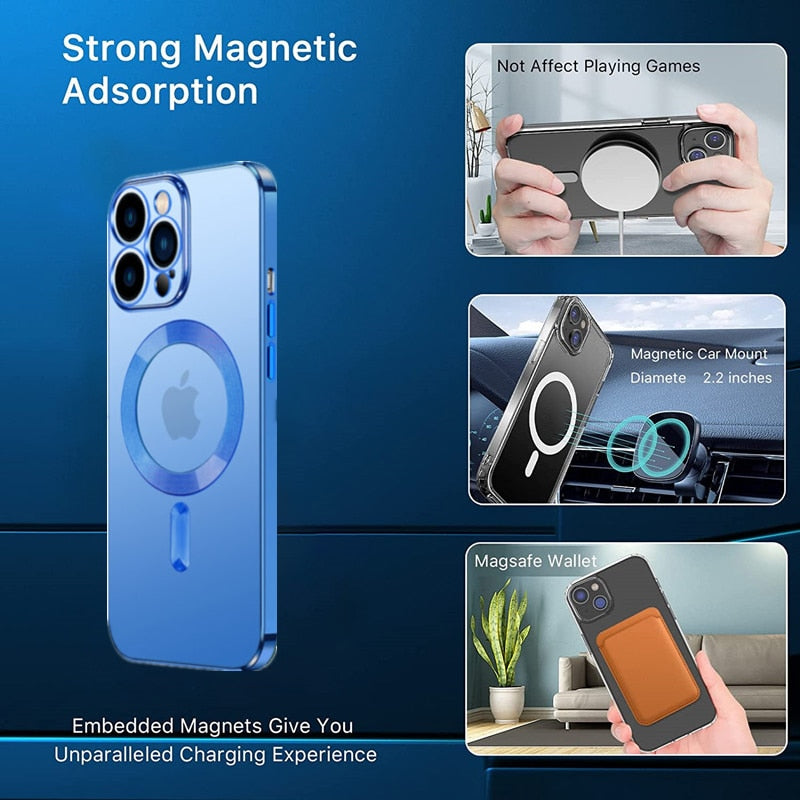 Hometecture™ HD Transparent Magnetic Phone Case
