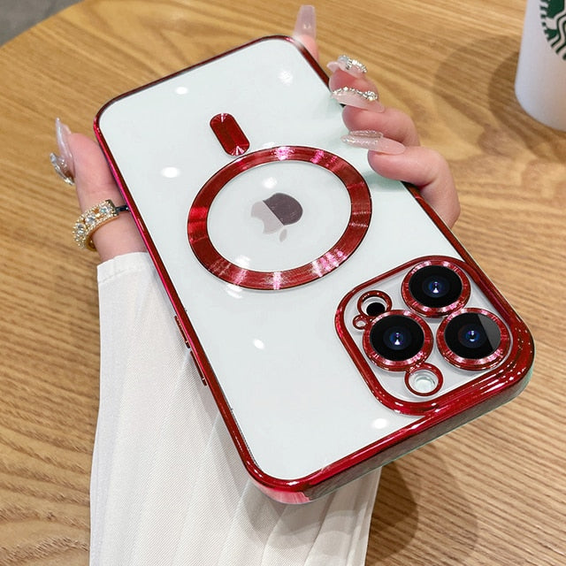 Hometecture™ HD Transparent Magnetic Phone Case