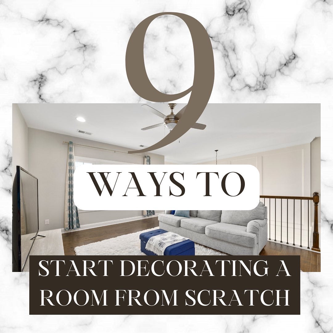 9 Ways to Start Decorating a Room from Scratch
