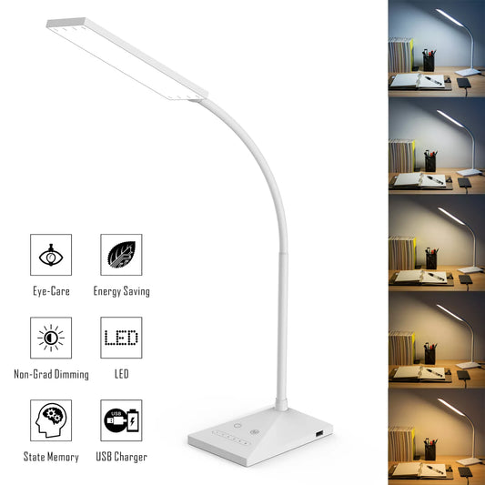 Hometecture™ LED USB Adjustable Desk Lamp