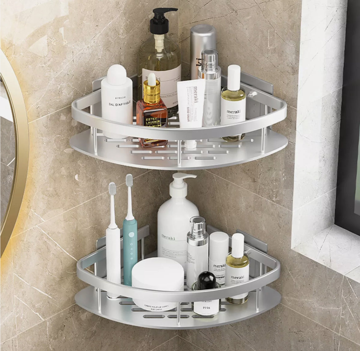 Hometecture™ Bathroom Caddy Organizer Storage Rack